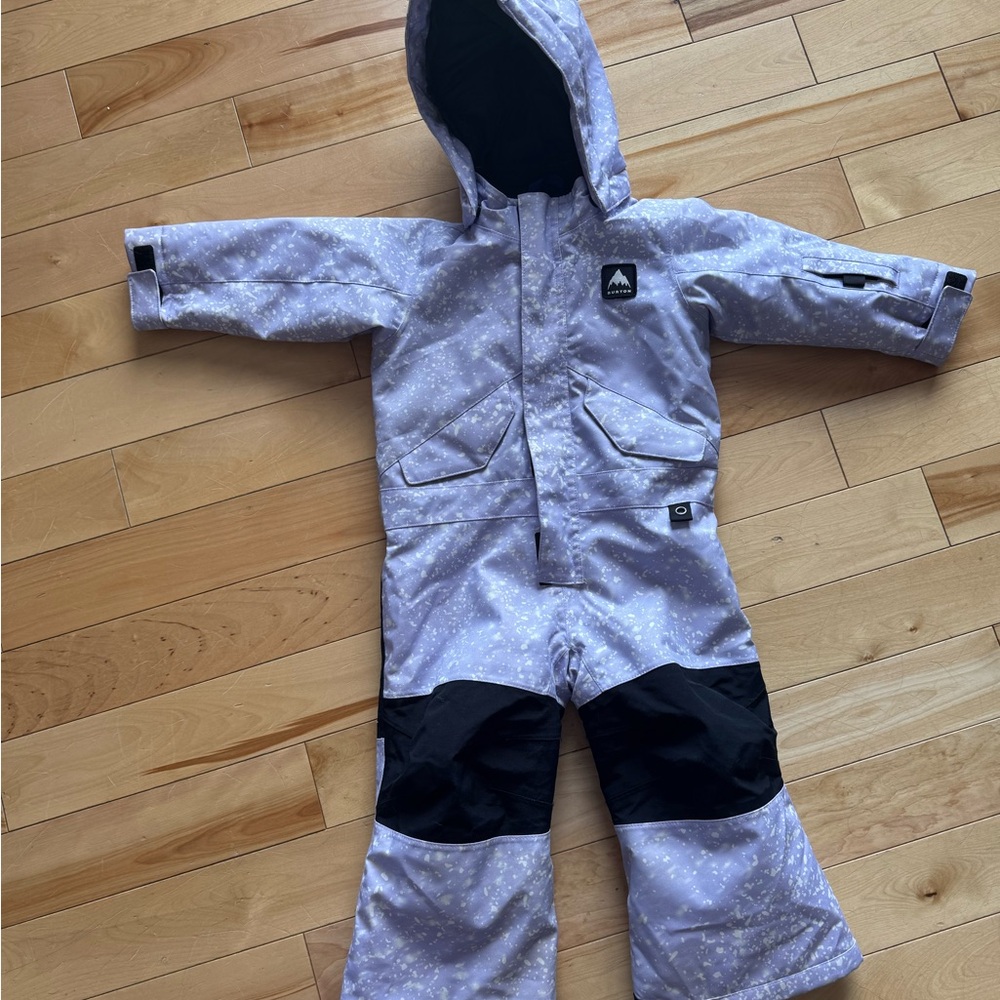 Burton 2L One Piece - Purple and Black Snowsuit